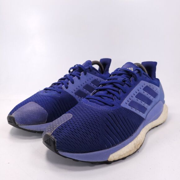 Adidas Solar Glide ST Athletic Running Training Shoe Womens Size 8.5 BB6614 Blue - Picture 1 of 9